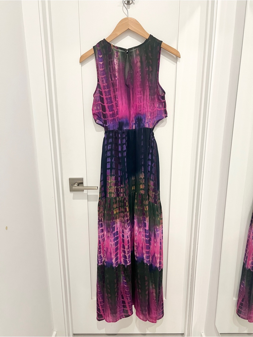 Desigual Tie-Dye Cut Out Maxi Dress - Picture 4 of 5